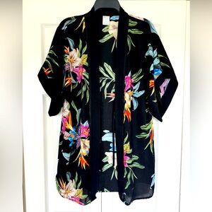 Kona Sol beach kimono coverup size S/M, LIKE NEW